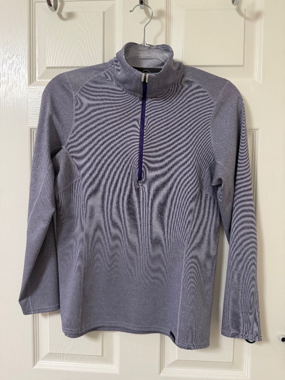 PATAGONIA Women's Capilene Midweight Baselayer Quarter Zip Purple Small